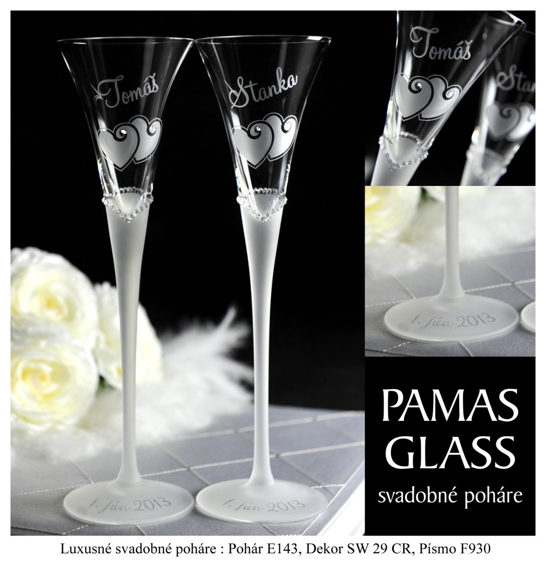 Svadobne pohare PAMAS-GLASS